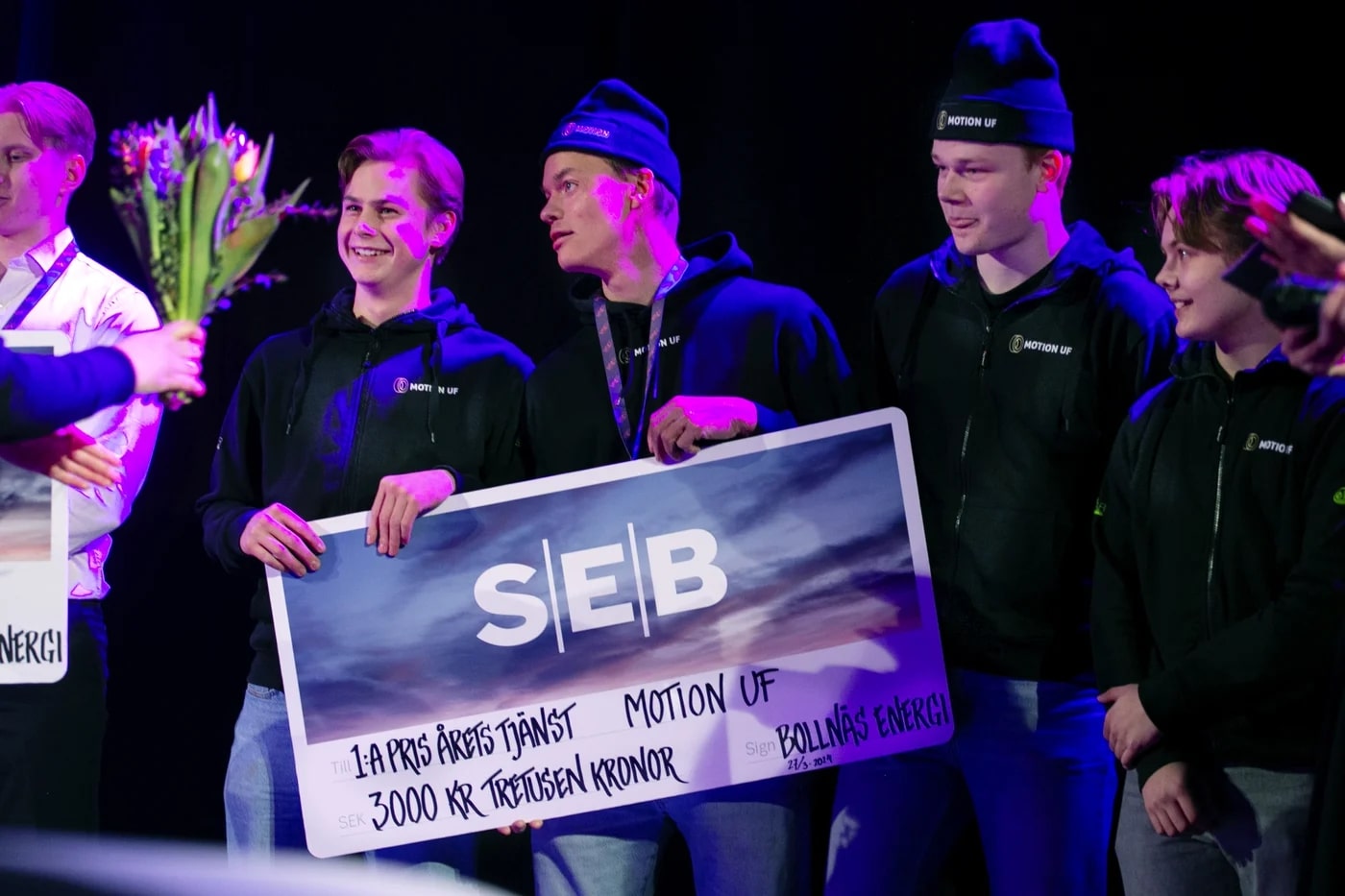 Motion UF vinner första pris i Årets Tjänst Gävleborg